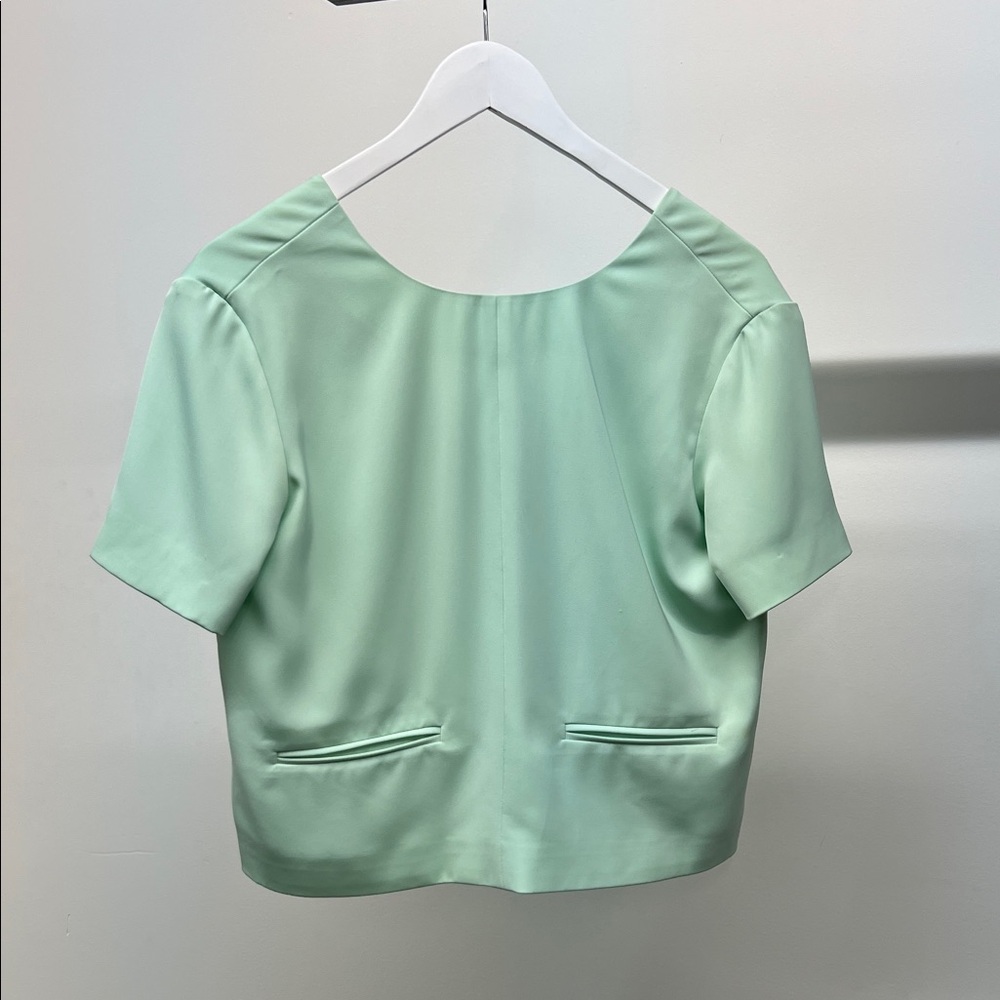 Elegant Mint Green Blouse